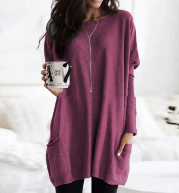 Oversized Long Sleeve Sweater For Women | Warm 1
