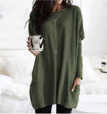 Oversized Long Sleeve Sweater For Women | Warm 2