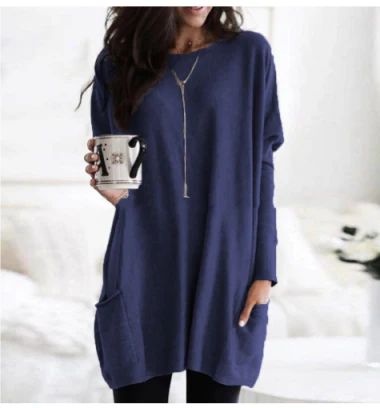 Oversized Long Sleeve Sweater For Women | Warm 3