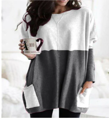 Oversized Long Sleeve Sweater For Women | Warm 4