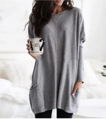 Oversized Long Sleeve Sweater For Women | Warm 7
