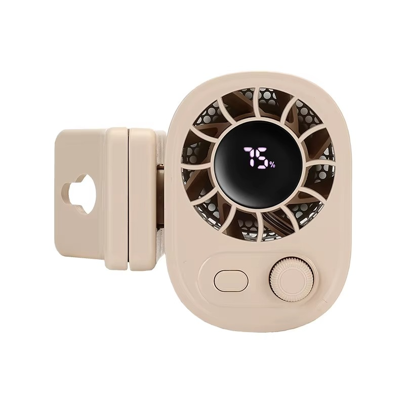 Portable Car Clip Fan – 360° Rotating USB Rechargeable Mini Fan with Clamp 0