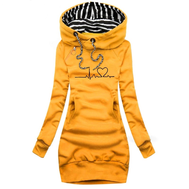 Printed Hoodie for Women | Warm 2