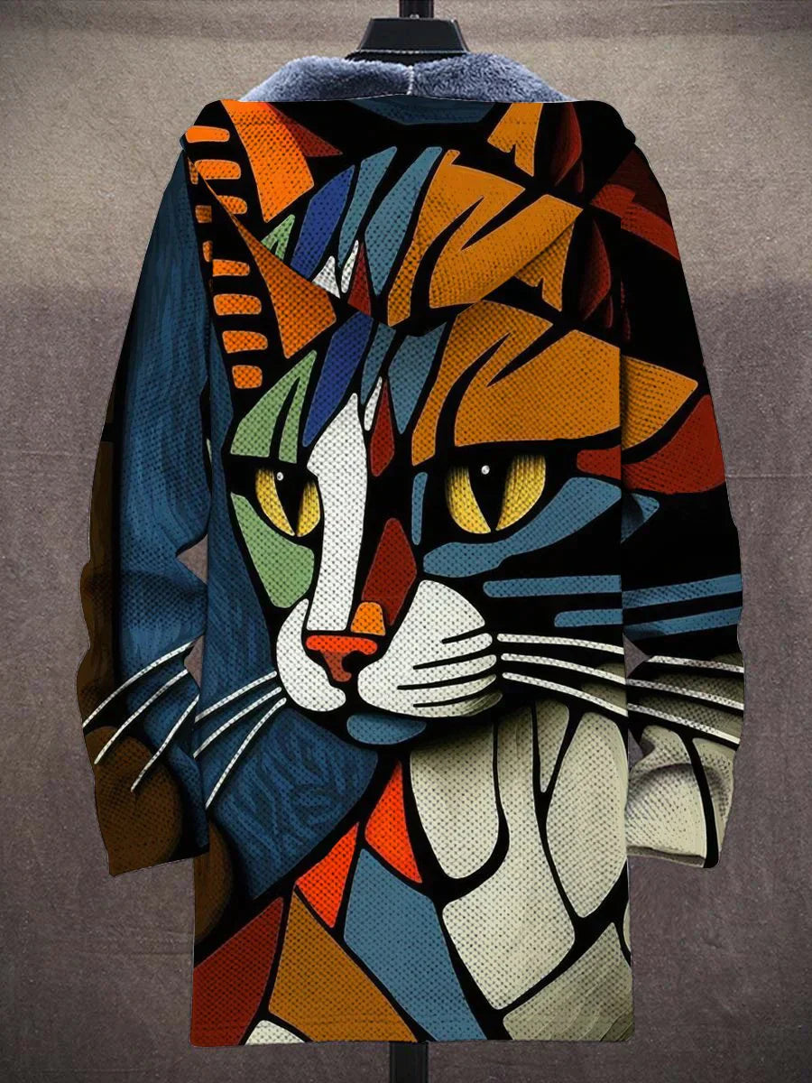 Printed women's hoodie | with zip 1