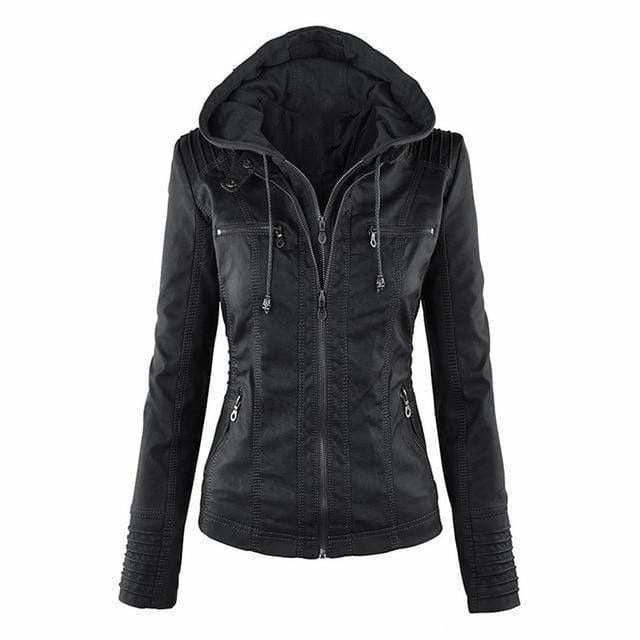 Quetin | Jacket with hood for women 1