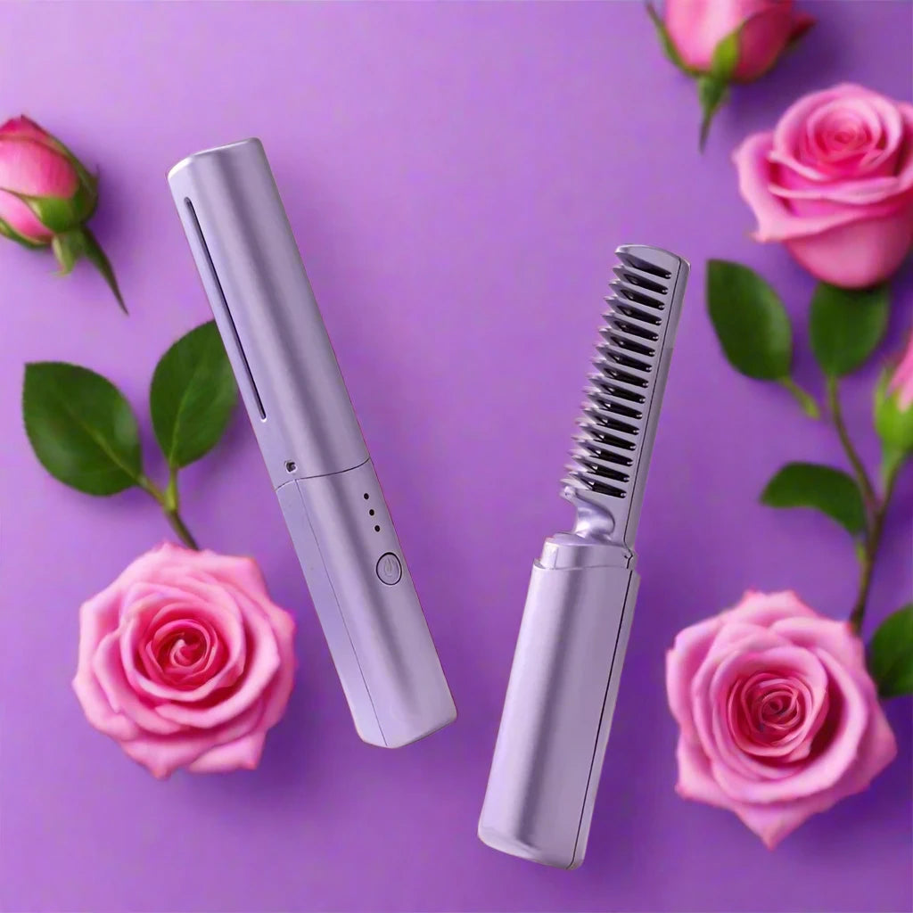 QuickStyle - Ionic Hot Comb & Straightening Brush 2