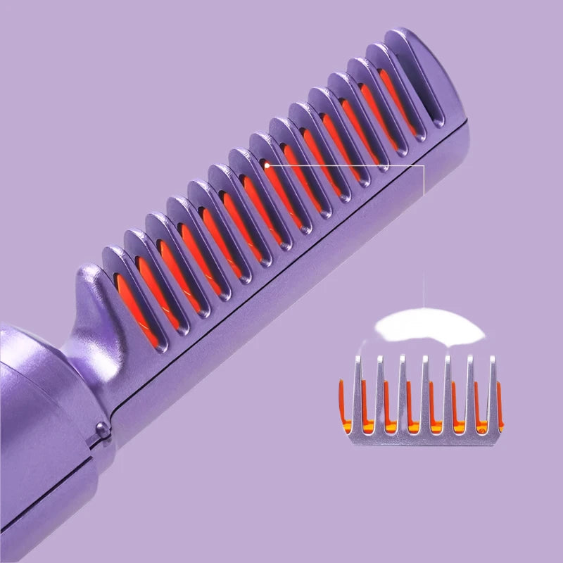 QuickStyle - Ionic Hot Comb & Straightening Brush 3