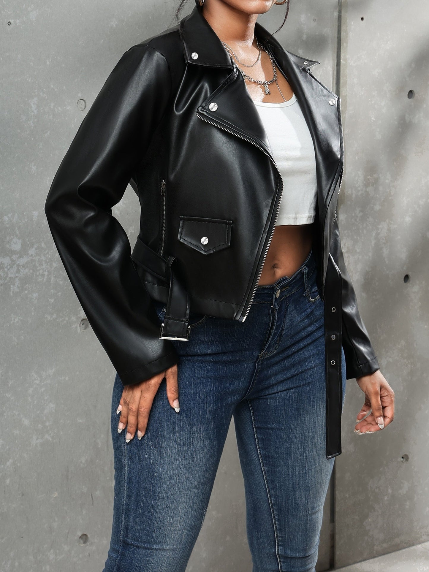 Quinn | Bold Edge Biker Jacket 4