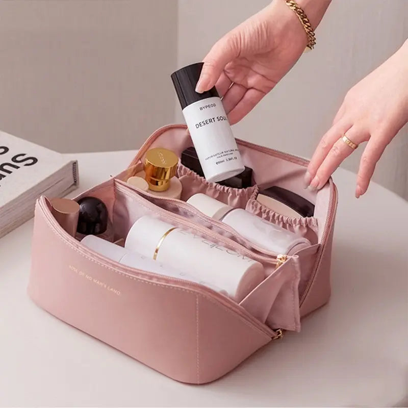 Hadlee | Women's Multi-functional PU Leather Cosmetic Make-up Bag 5