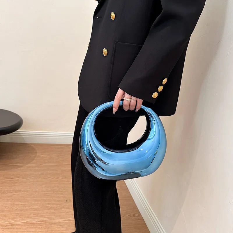 FIONA | Elegant Round Clutch Bag 5