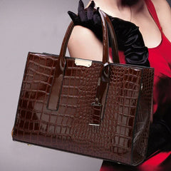 CROCODILE | Trendy Designer Croco Handbag 2