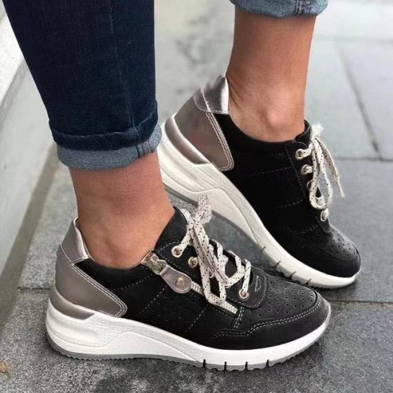 HAILEY | Zip Up Sneakers Women-5