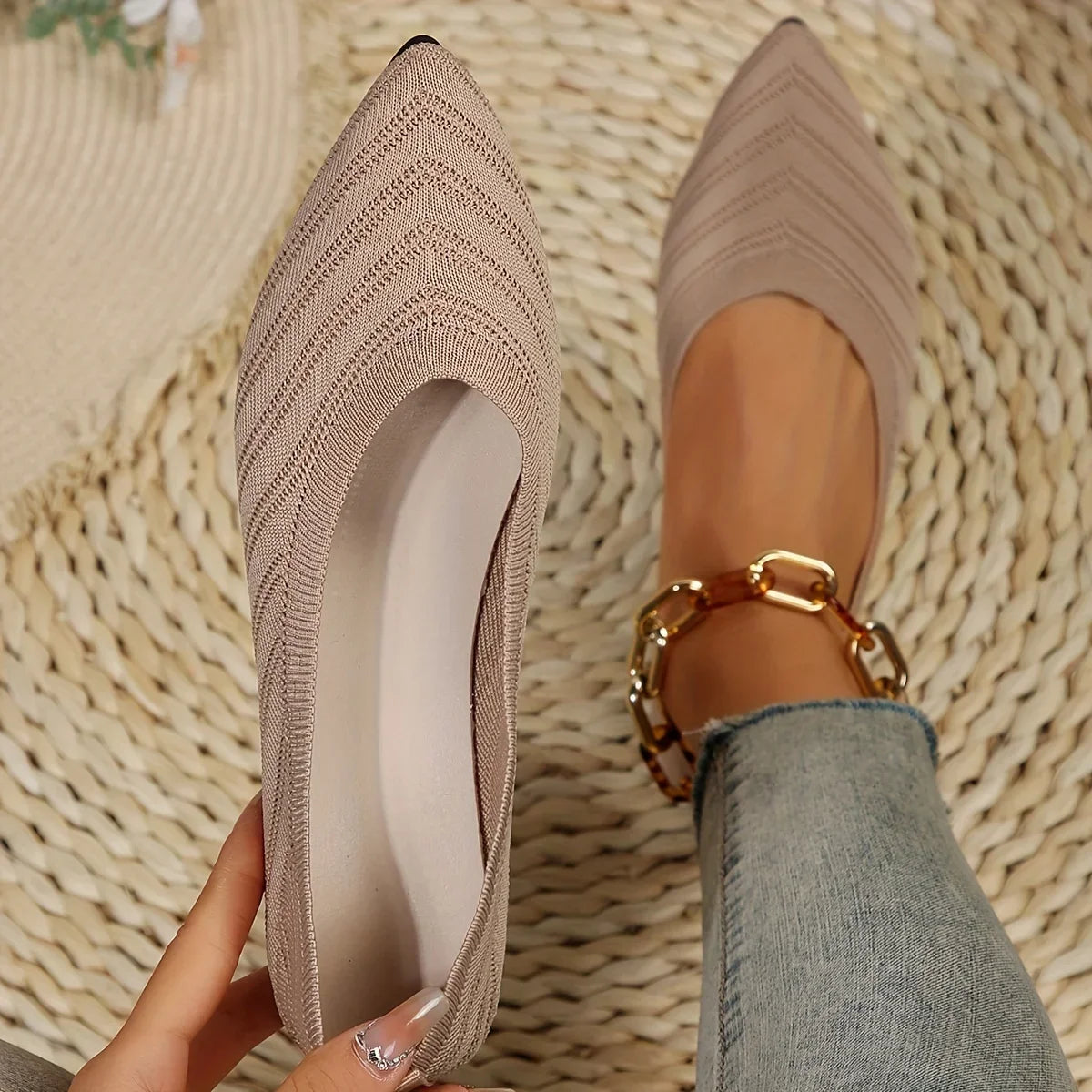 ANNIE | Casual & Breathable Ballet Loafers-3