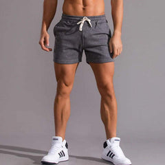 Men’s Casual Shorts - Elastic Waistband - Breathable Cotton - Adjustable Fit - Side Pockets-4