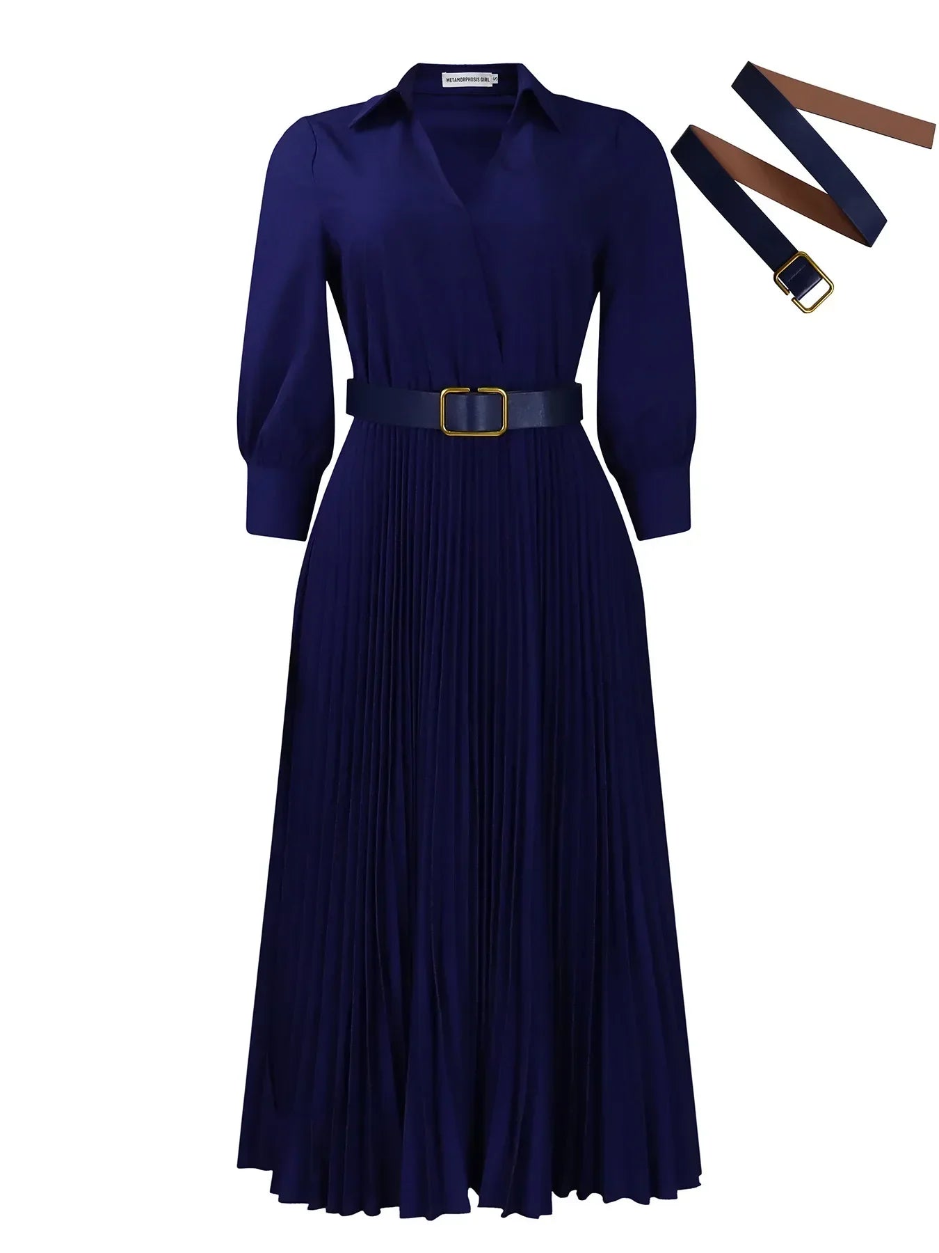 ISABELA | Elegant Mid-Length Spring Dress in Plus Sizes-5