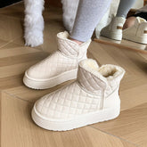 Women's waterproof chunky sole boots-1