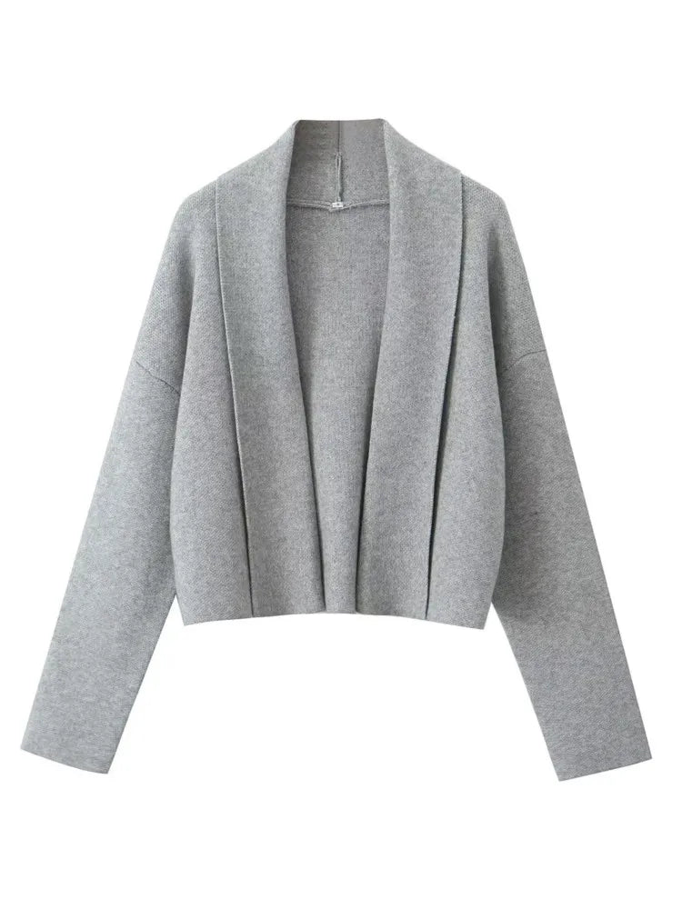 FAYE | Autumn Cardigan with Shawl Collar-4