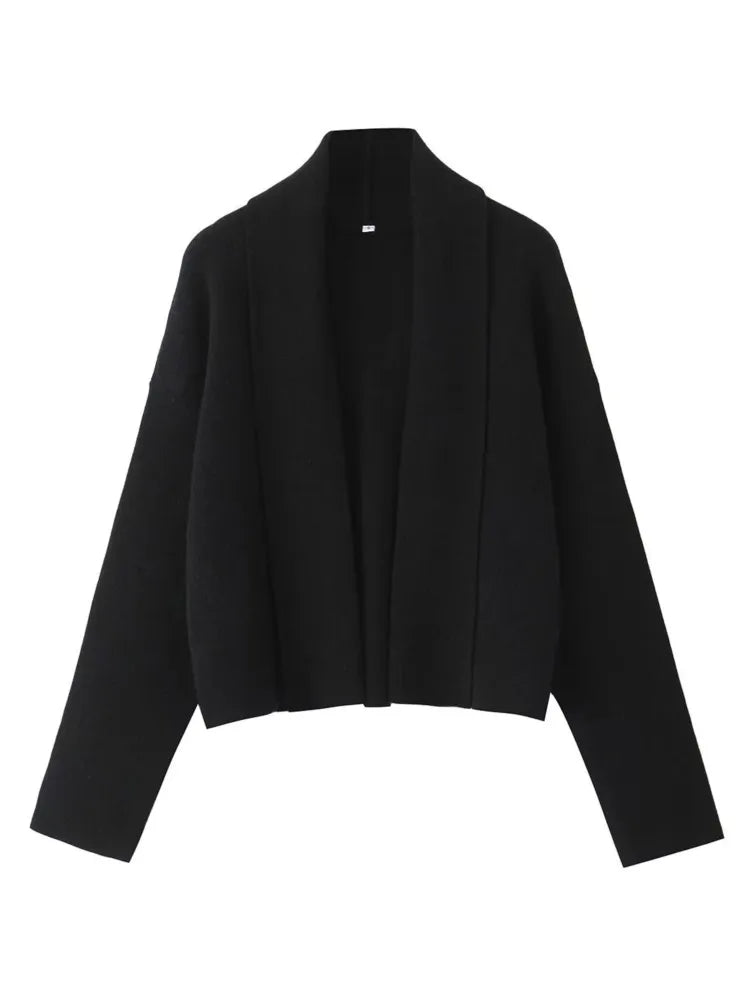 FAYE | Autumn Cardigan with Shawl Collar-1