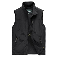 PME Bodywarmer | Stylish lightweight intermediate jacket vest for men with collar-4
