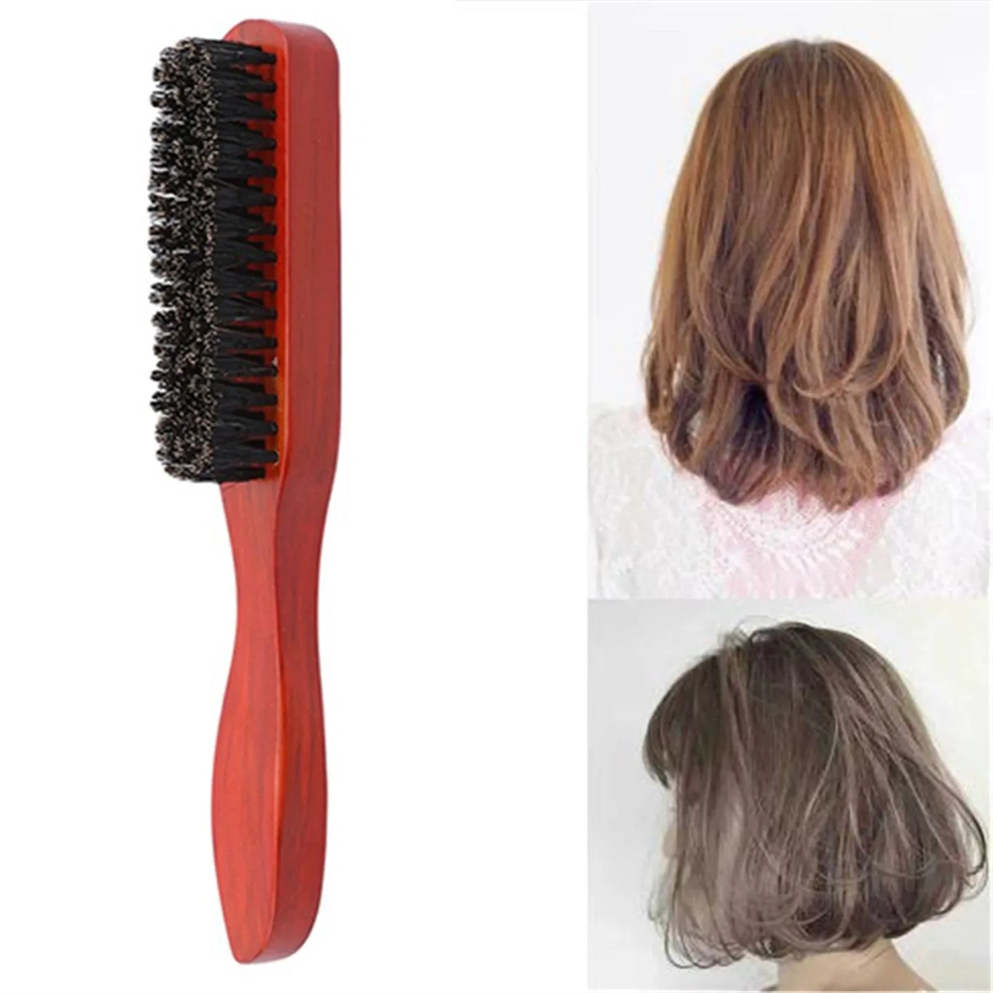SalonSculpt - Slim Wooden Teasing Brush for DIY Hairdressing-6