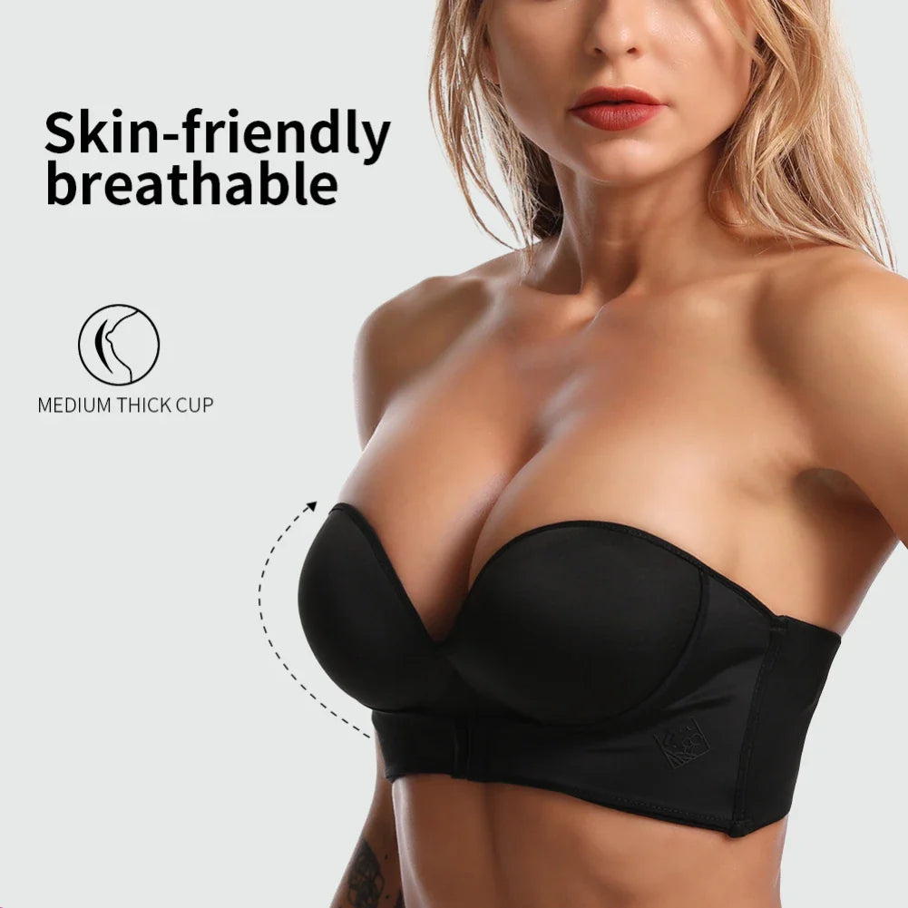 SOPHIA | Strapless Push Up Bra-3