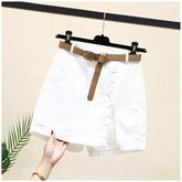 SUZY | Pure Cotton A-line Casual Shorts for Women-1