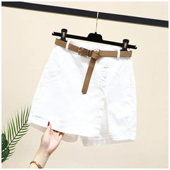 SUZY | Pure Cotton A-line Casual Shorts for Women-1