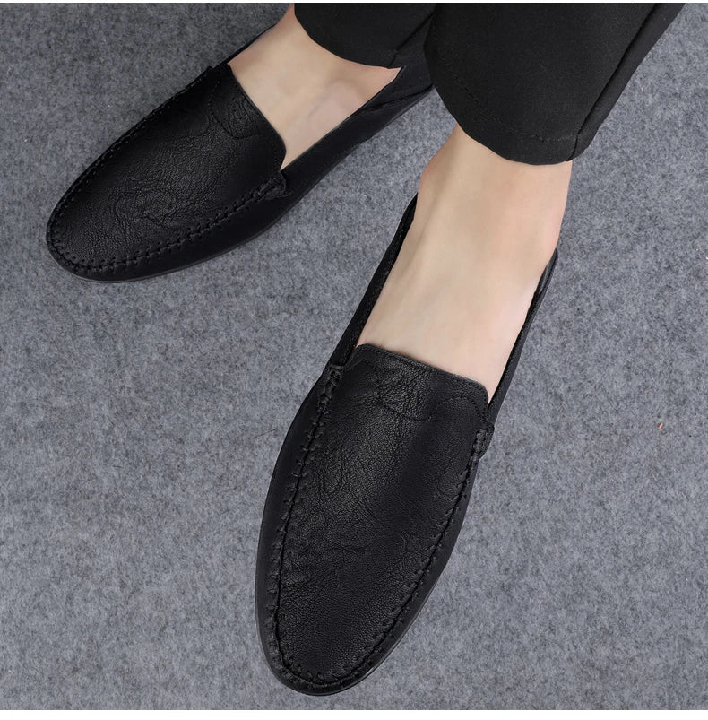 ENZO | Pu Leather Italian Loafers Men-5