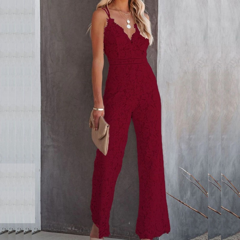 LUCY | Elegant Lace Jumpsuit-5