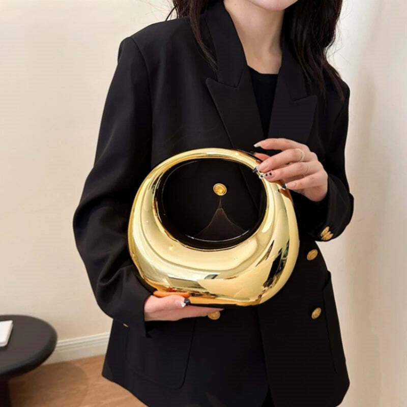 FIONA | Elegant Round Clutch Bag 2
