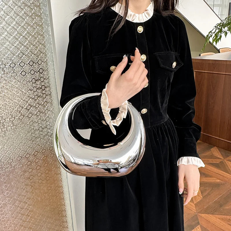 FIONA | Elegant Round Clutch Bag 4