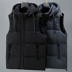 Calvin Hooded Bodywarmer | Premium Quilted Men's Bodywarmer with Hood-3