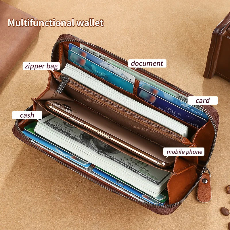 Jream | Anti-theft Leather Travel Wallet 5