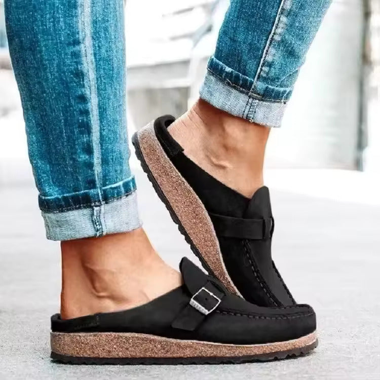 LYNN | Retro Slip on Shoes-2