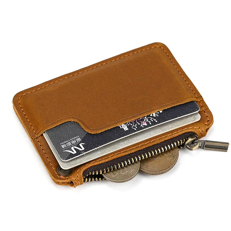 Isaac | Vintage Genuine Leather Travel Wallet with Coin Pocket 5