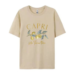 ESTHER | Elegant Capri Designed T-shirt-2