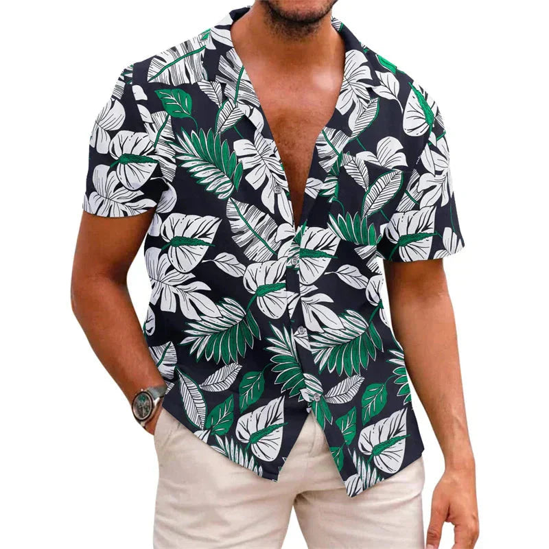 AARON | Floral Shirt for Men-2
