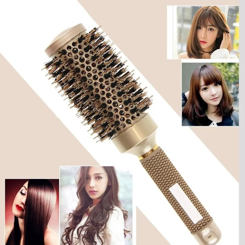 BlowOut Pro - Ionic Boar Bristle Round Hairbrush Set for Salon-Quality Styling-6