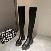 Over-the-knee stretch boots for women-1