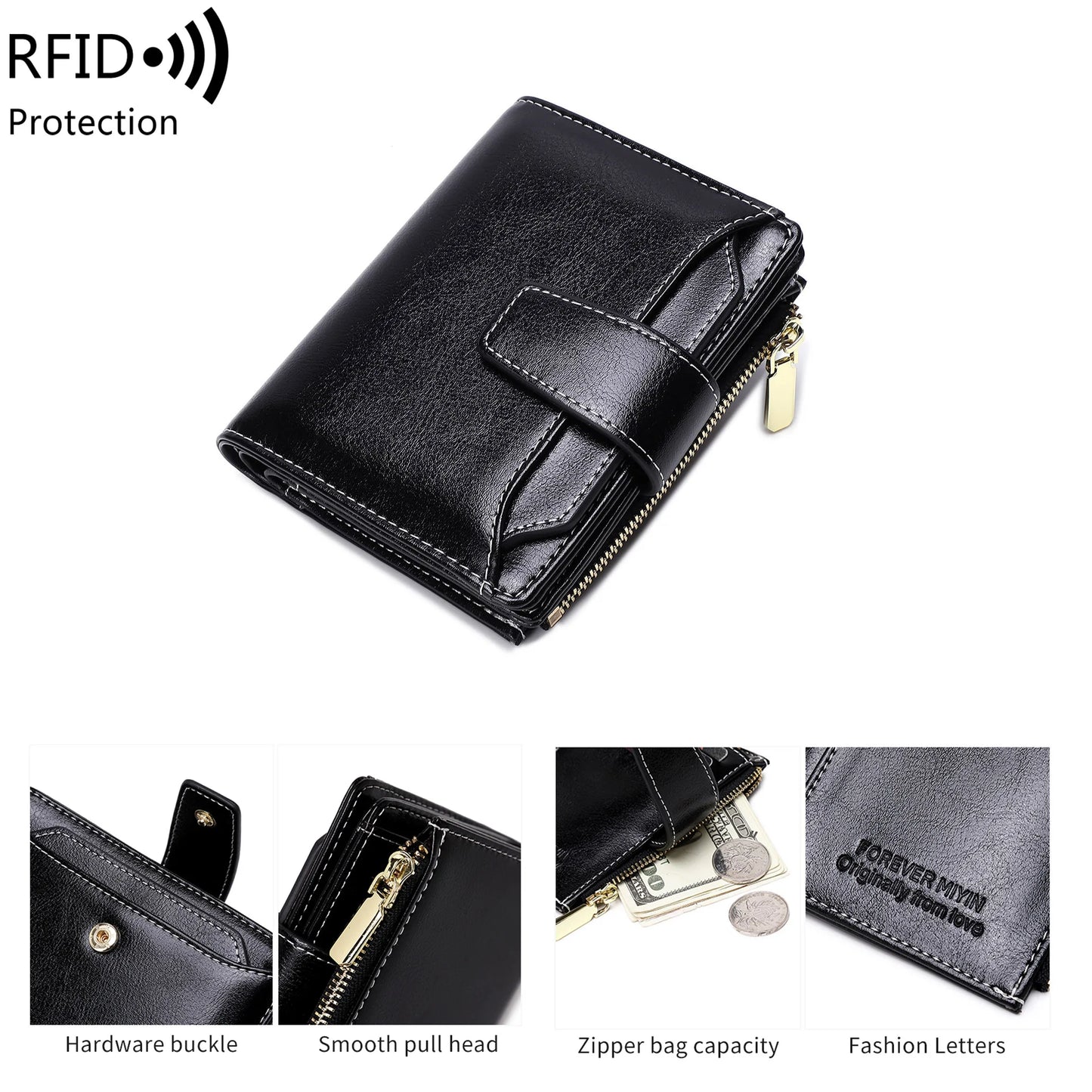 Henley | Compact RFID-Blocking Trifold Travel Wallet 5