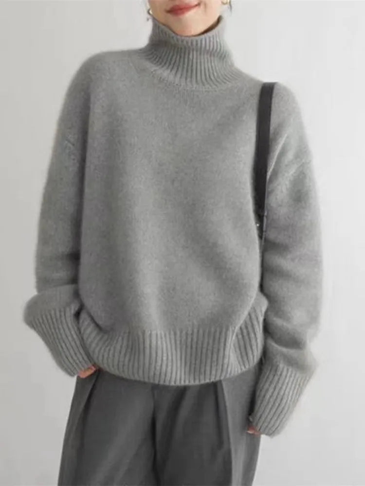 Savanna | Women's Classic Turtleneck Sweater | Warm 2