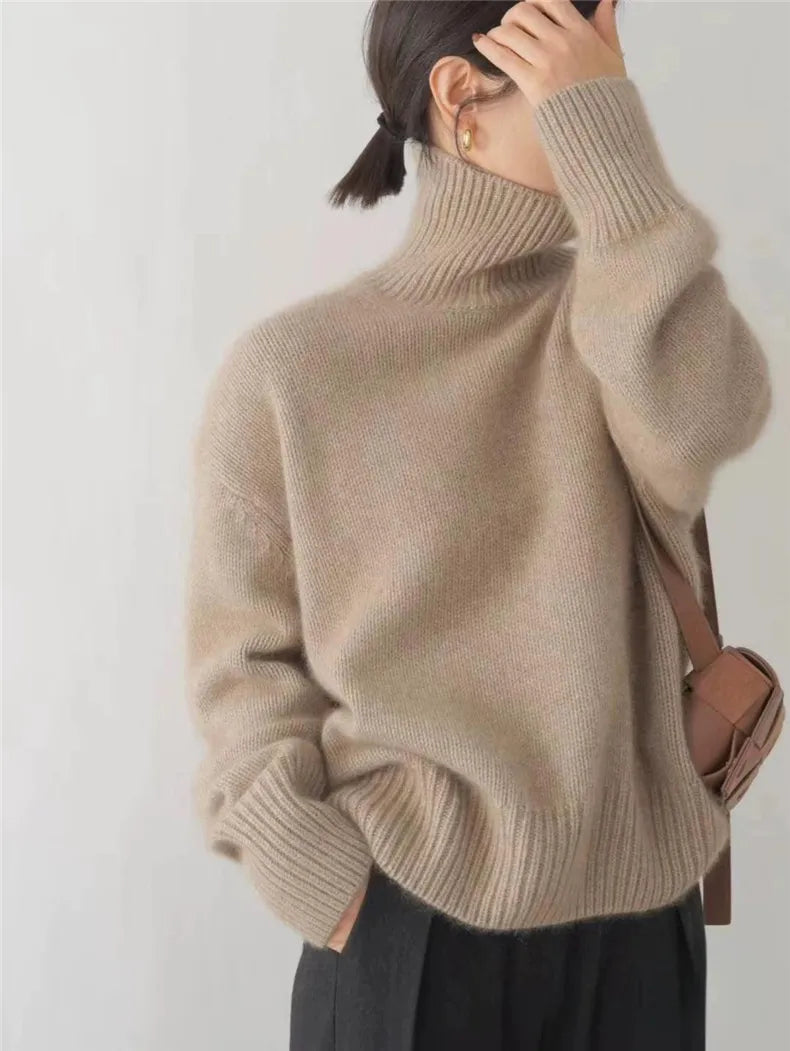 Savanna | Women's Classic Turtleneck Sweater | Warm 4