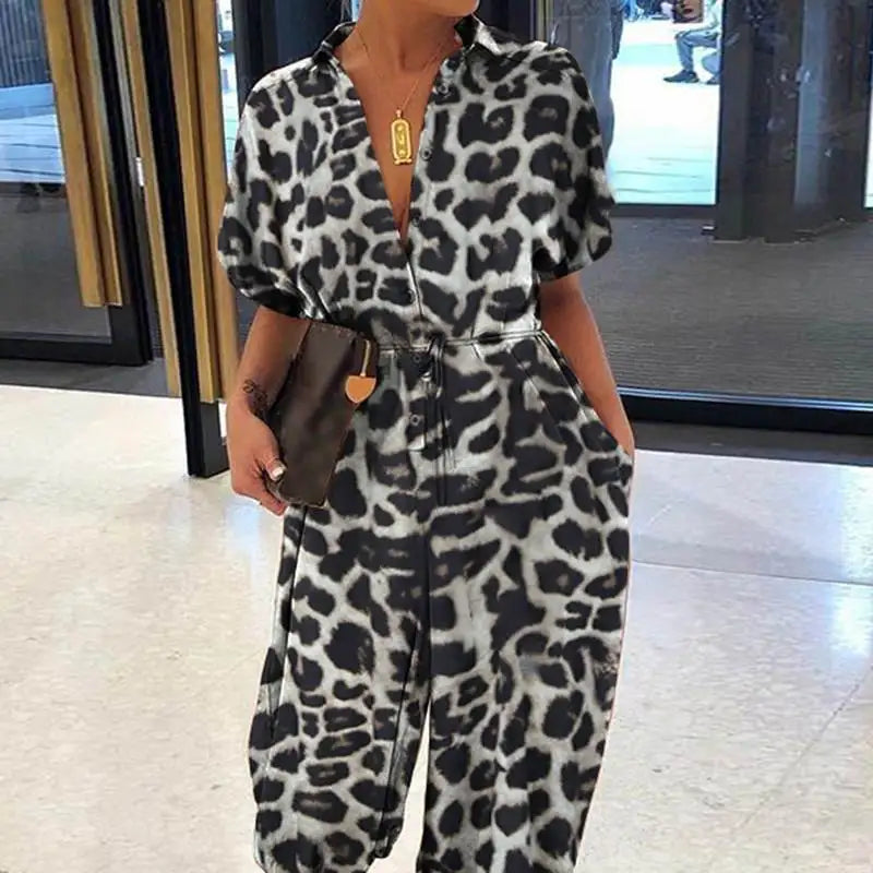 OLIVIA | Overall V-Neck Jumpsuit-3