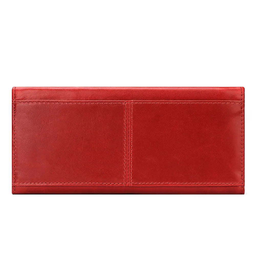 Olivia | RFID-blocking Large Leather Travel Wallet 2