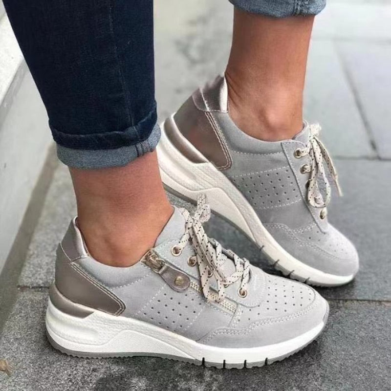 HAILEY | Zip Up Sneakers Women-3