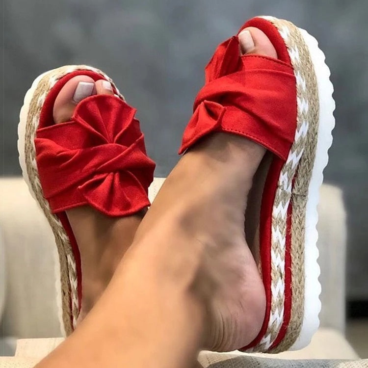 SCARLET | Stylish trendy Summer Sandals with Bow-5
