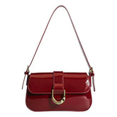 MIA | Retro Patent Leather Shoulder Bag 1