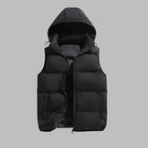 HUGO Hooded Bodywarmer | Padded Mid Jacket Gilet with Removable Hood for Men-1