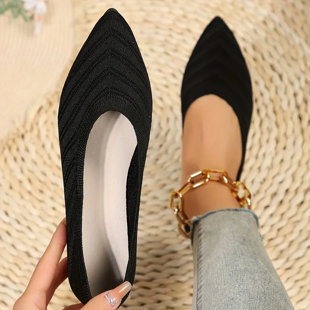 ANNIE | Casual & Breathable Ballet Loafers-4