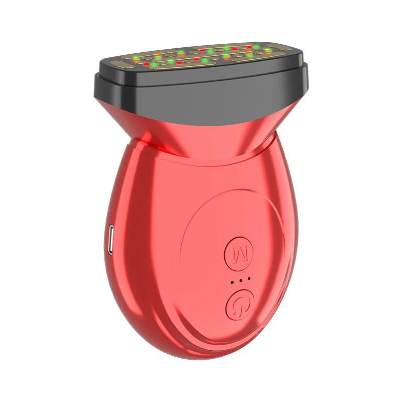 VibeLift - Red Light Therapy Face & Neck Massager for Youthful Contours-4